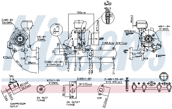 Turbocharger Nissens 930182