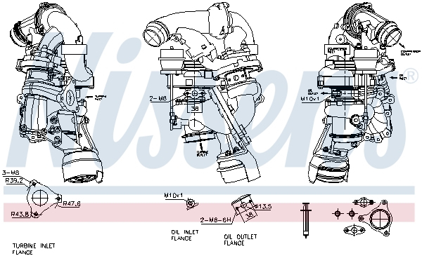 Turbocharger Nissens 93341
