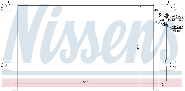 Airco condensor Nissens 94900