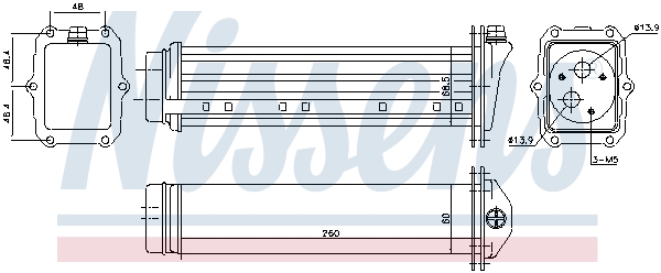 Interkoeler Nissens 96432
