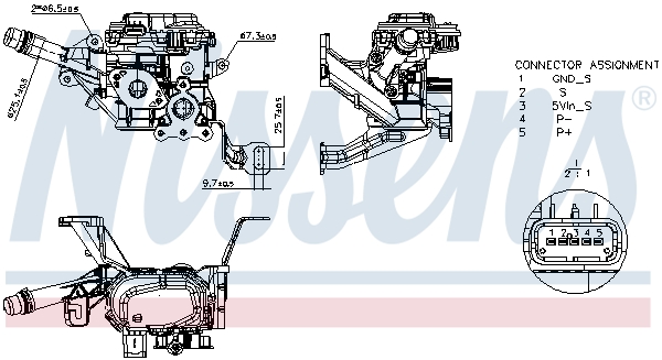 AGR modul Nissens 98534