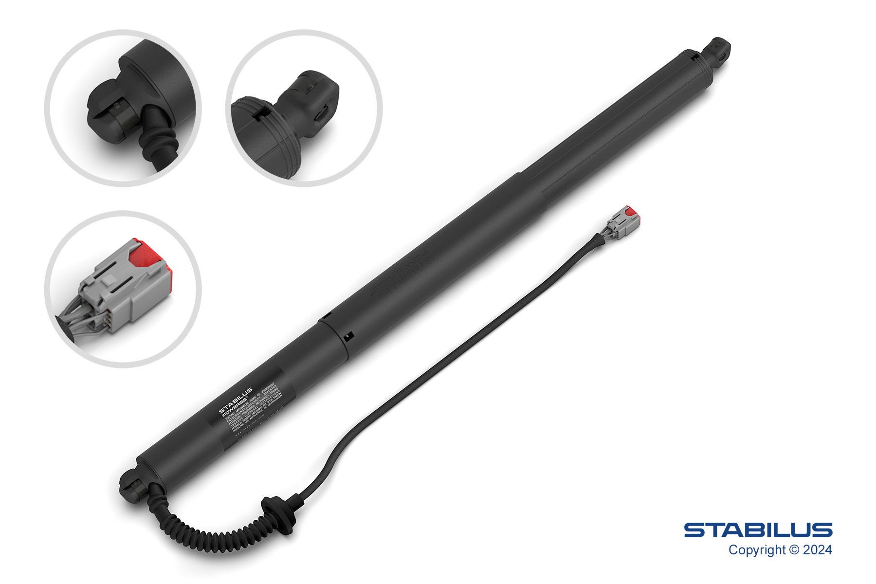 Elektromotor, achterklep Stabilus 726144