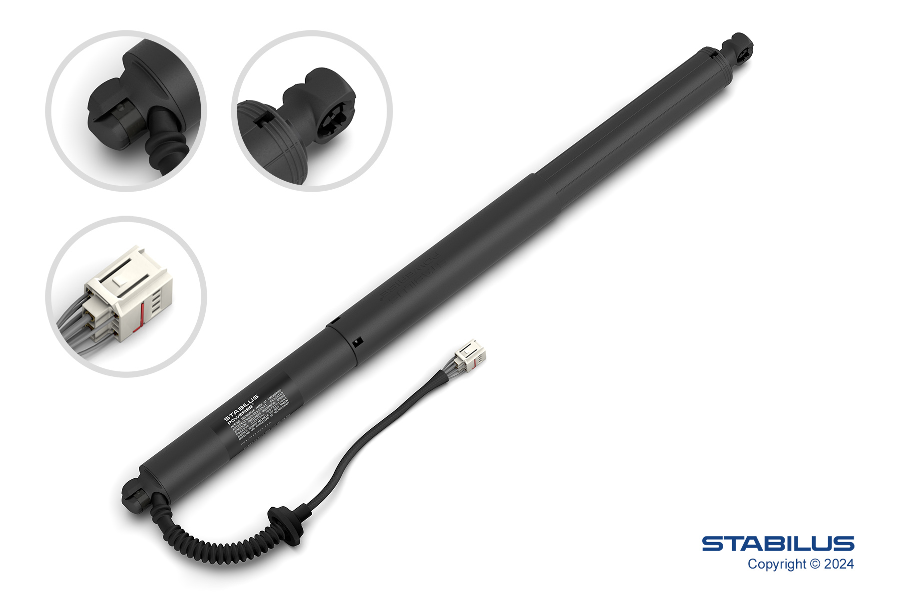 Elektromotor, achterklep Stabilus 764142