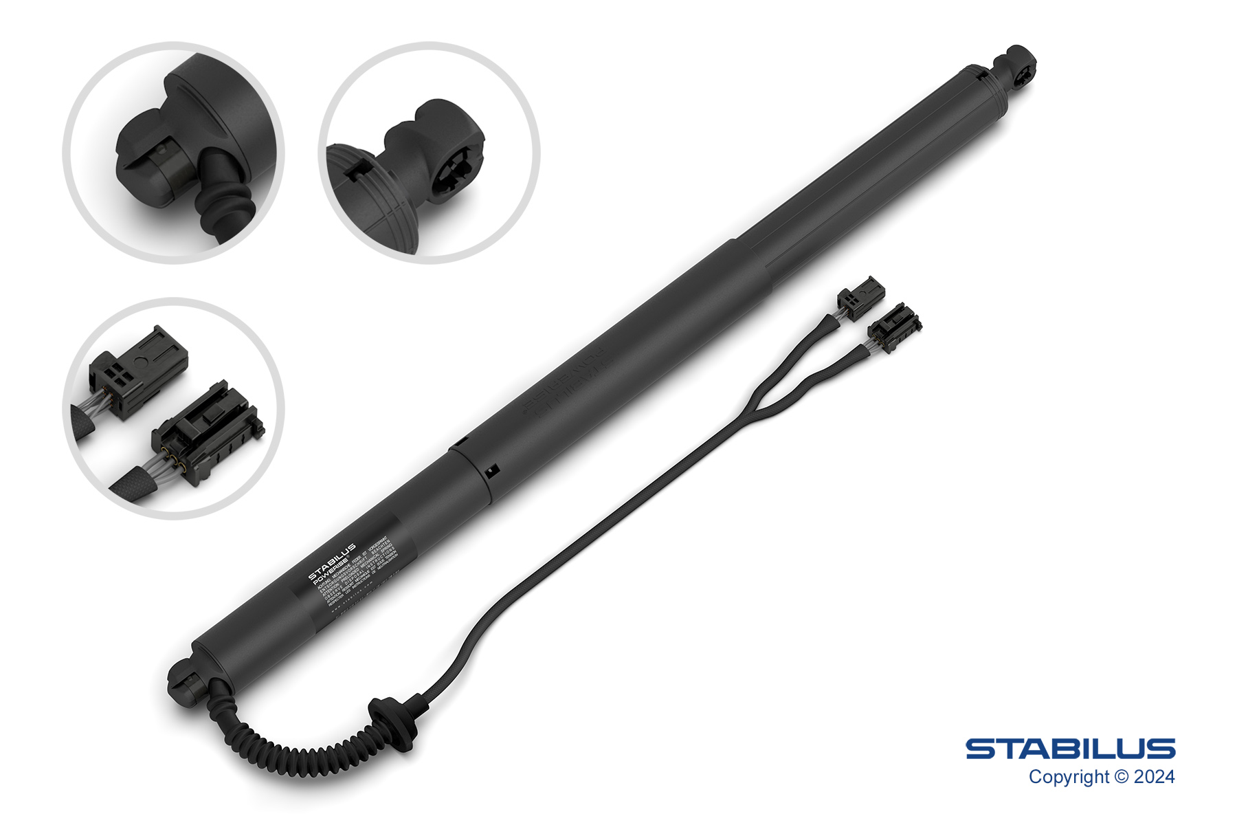 Elektromotor, achterklep Stabilus 661369