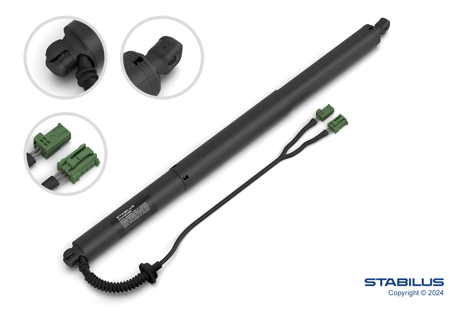 Elektromotor, achterklep Stabilus 799035