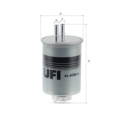 Brandstoffilter UFI 24.JCB.02