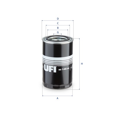 Oliefilter UFI 80.146.00