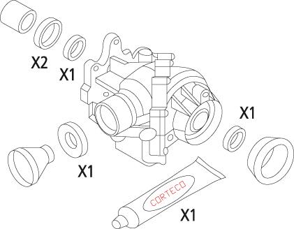 Pakkingset Corteco 19535954