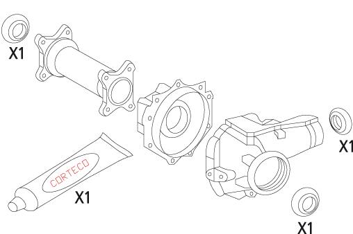 Pakkingset Corteco 19536186