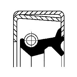 Wielnaaf keerring Corteco 01003701B