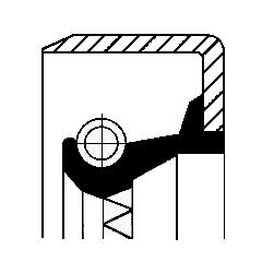 Schakelstang keerring Corteco 07034058B