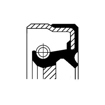 Schakelstang keerring Corteco 01026179B