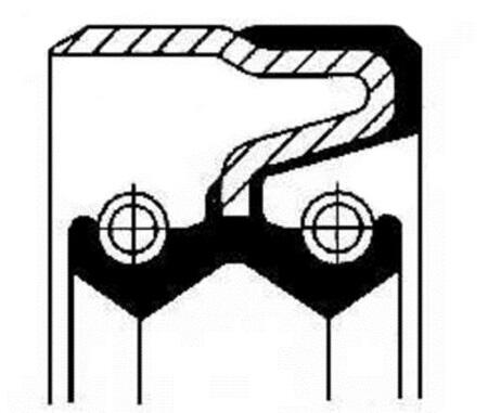 Oliepomphuis keerring Corteco 01029919B