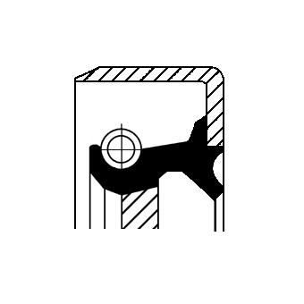 Schakelstang keerring Corteco 12011290B