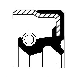 Wielnaaf keerring Corteco 49379447