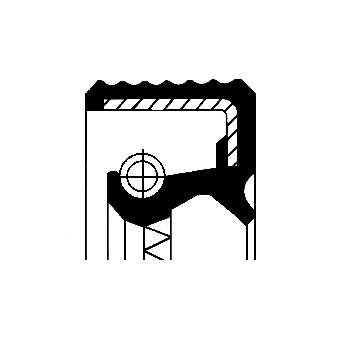 Schakelstang keerring Corteco 01034076B