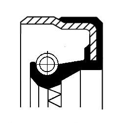 Differentieel keerring Corteco 01035430B