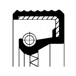 Differentieel keerring Corteco 01036434B