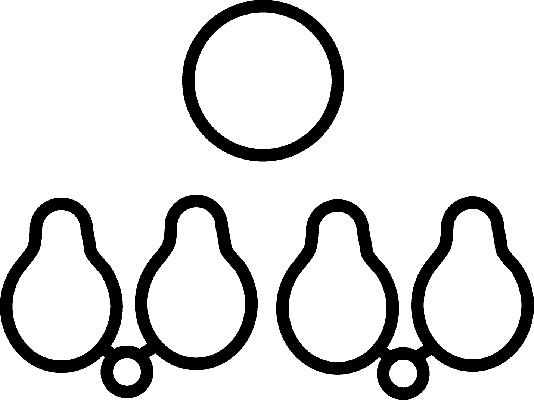 Inlaatspruitstukpakking Corteco 023244H