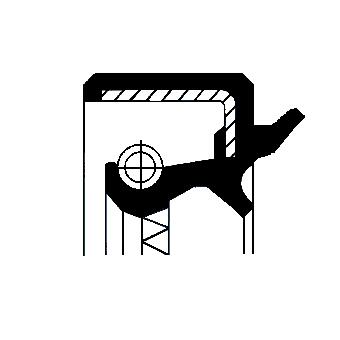 Wielnaaf keerring Corteco 20016794B