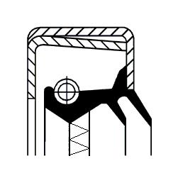 Wielnaaf keerring Corteco 12015758B