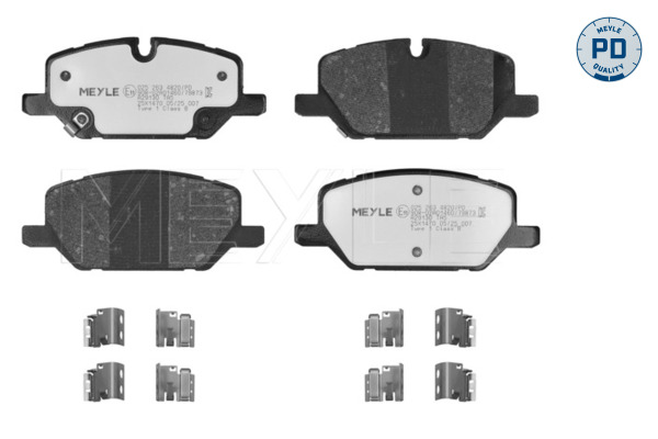 Remblokkenset, schijfrem Meyle 025 263 4820/PD