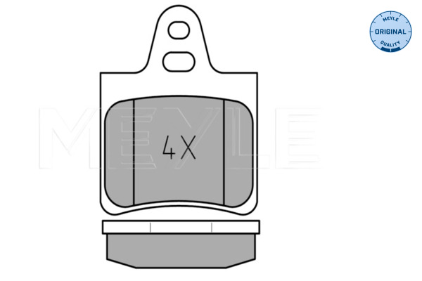 Remblokset Meyle 025 201 6215