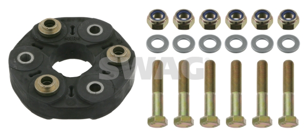 Rubber askoppeling / Hardyschijf Swag 10 86 0084