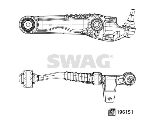Draagarm, wielophanging Swag 33 11 2019