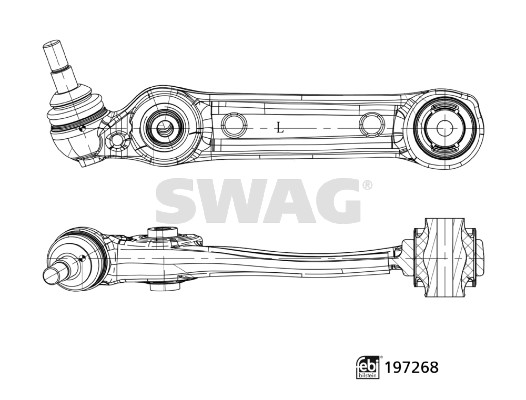 Draagarm, wielophanging Swag 33 11 2537