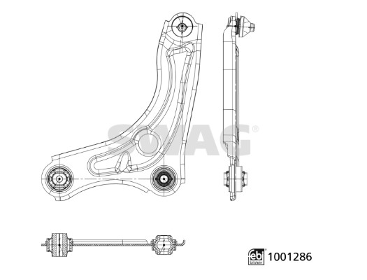Draagarm, wielophanging Swag 33 11 3920