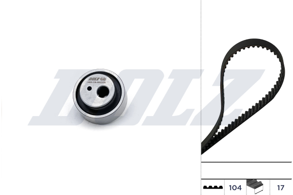 Distributieriem kit Dolz SKD006