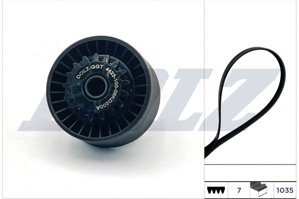 Distributieriem kit Dolz SKD201A