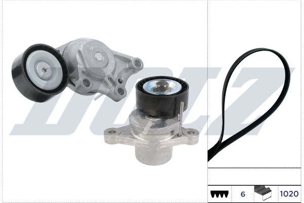 Distributieriem kit Dolz SKD204A