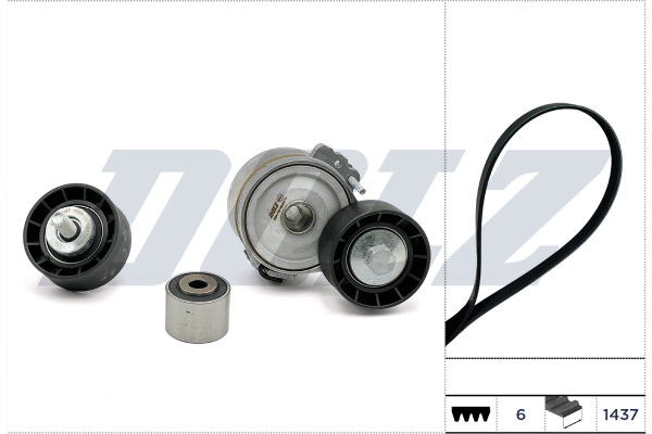 Distributieriem kit Dolz SKD210A