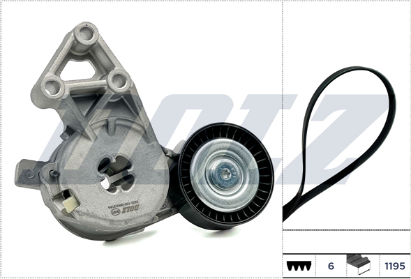 Distributieriem kit Dolz SKD214A