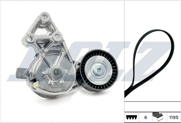 Distributieriem kit Dolz SKD217A