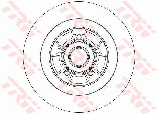 Remschijven TRW DF6202BS