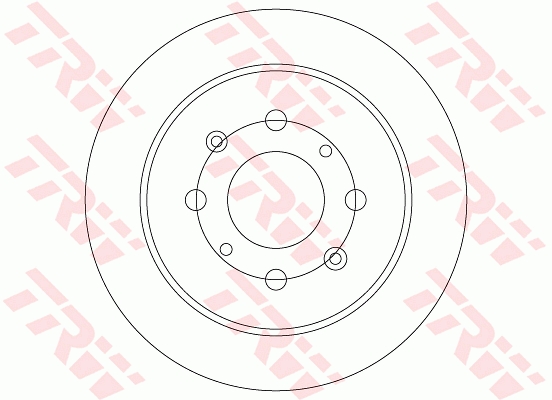 Remschijven TRW DF6673