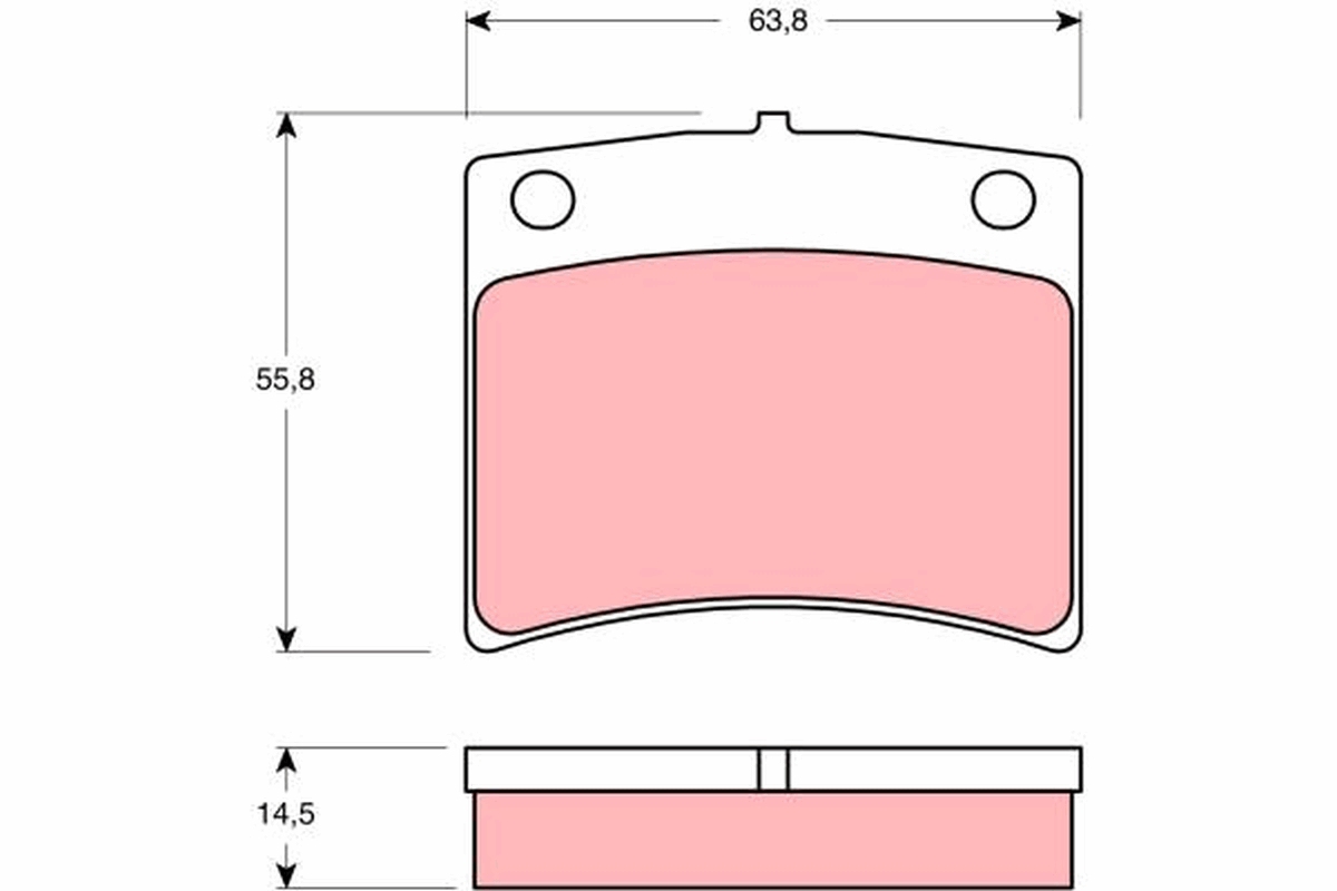 Remblokset TRW GDB1011