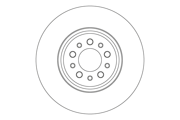 Remschijf TRW DF3969S
