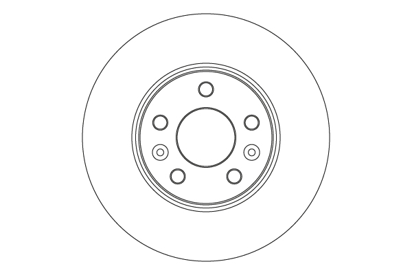 Remschijf TRW DF4615