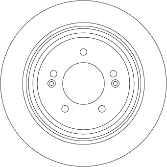 Remschijf TRW DF6573