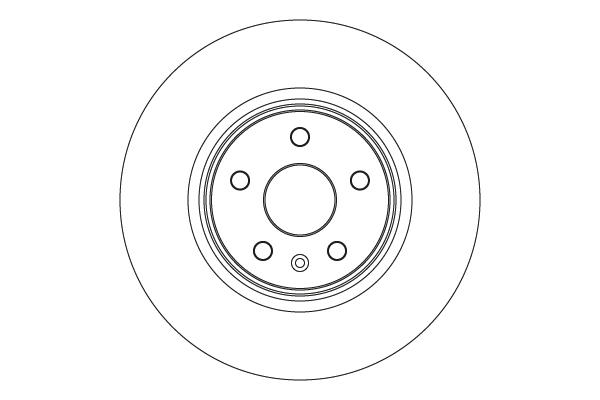 Remschijf TRW DF6585S