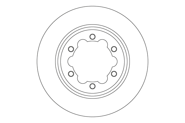 Remschijf TRW DF6774S