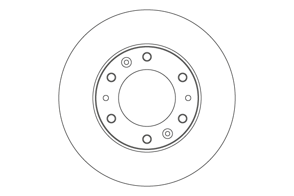Remschijf TRW DF6805S