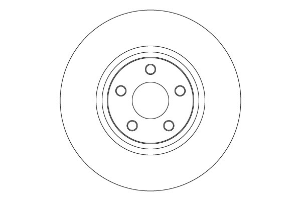Remschijf TRW DF6998S