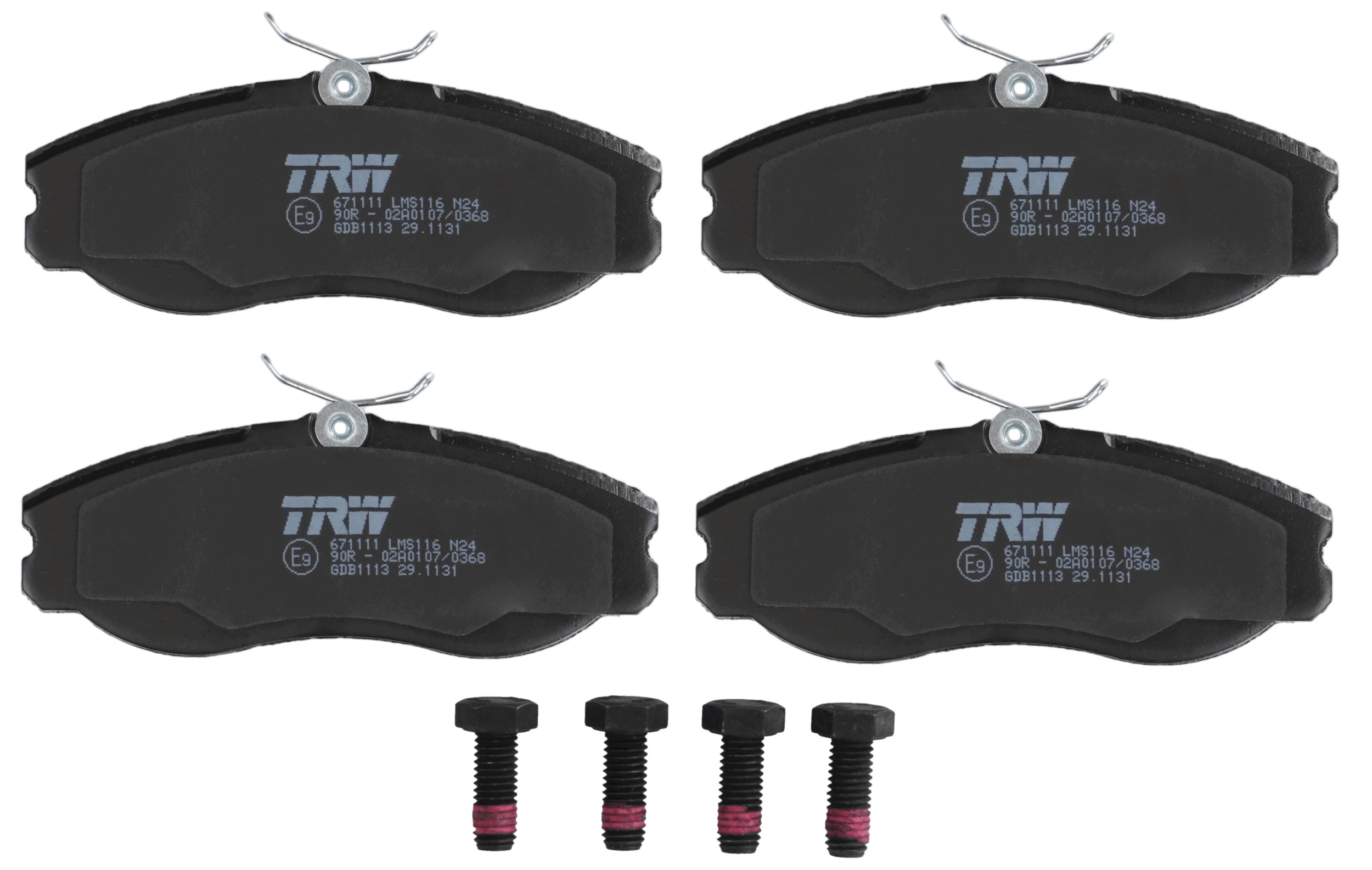 Remblokset TRW GDB1113