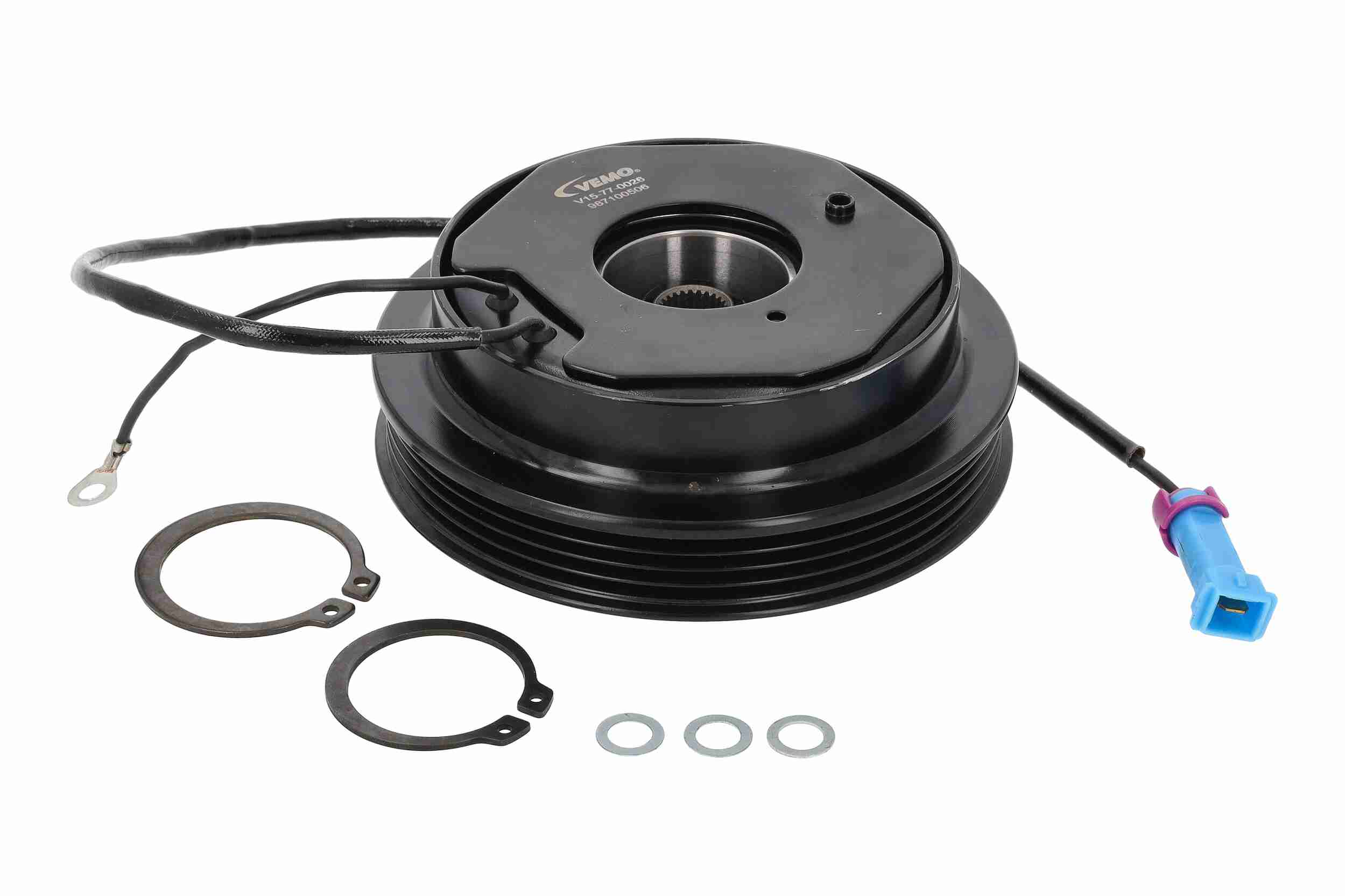 Magneetkoppeling, airconditioningcompressor Vemo V15-77-0026