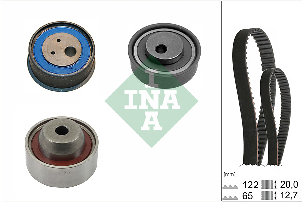 Distributieriem kit INA 530 0740 10